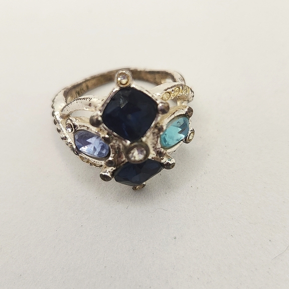 AVON BLUE TONE RING - Picture 1 of 4